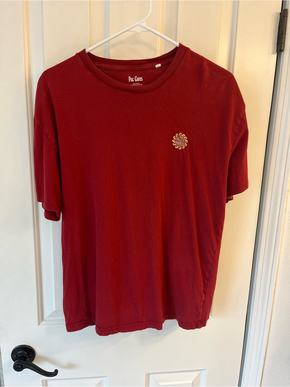 Pacsun PAC Cares Men's Red Crew Neck T-Shirt size medium